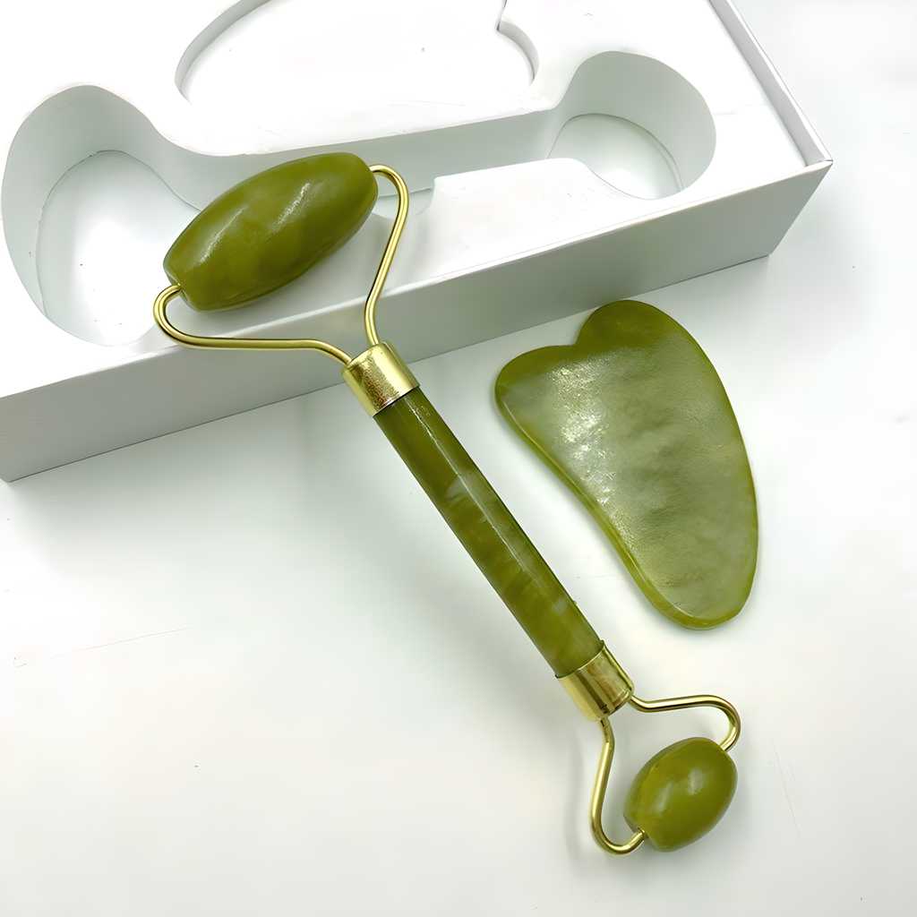 Natural Massage Jade Stone Face Roller